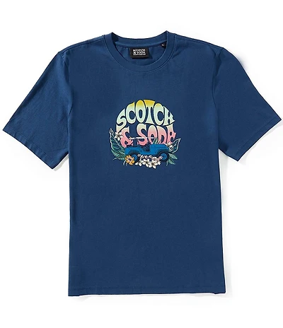 Scotch & Soda Artwork Short Sleeve T-Shirt