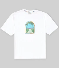 Scotch & Soda Chest Tree Artwork Short Sleeve Graphic T-Shirt