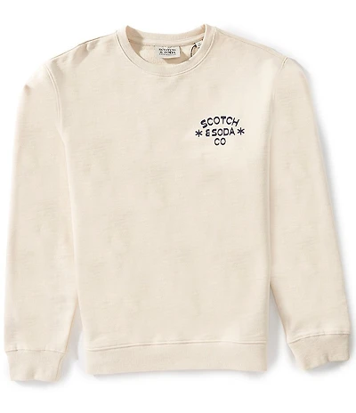 Scotch & Soda Chest Logo Sweatshirt