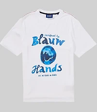 Scotch & Soda Denim Artwork Short Sleeve T-Shirt