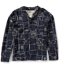 Scotch & Soda Embroidered Long Sleeve Woven Shirt