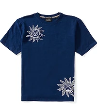 Scotch & Soda Embroidered Multi Artwork Short Sleeve T-Shirt