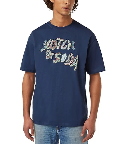 Scotch & Soda Front Graphic Artwork Short Sleeve T-Shirt