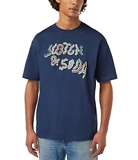 Scotch & Soda Front Graphic Artwork Short Sleeve T-Shirt