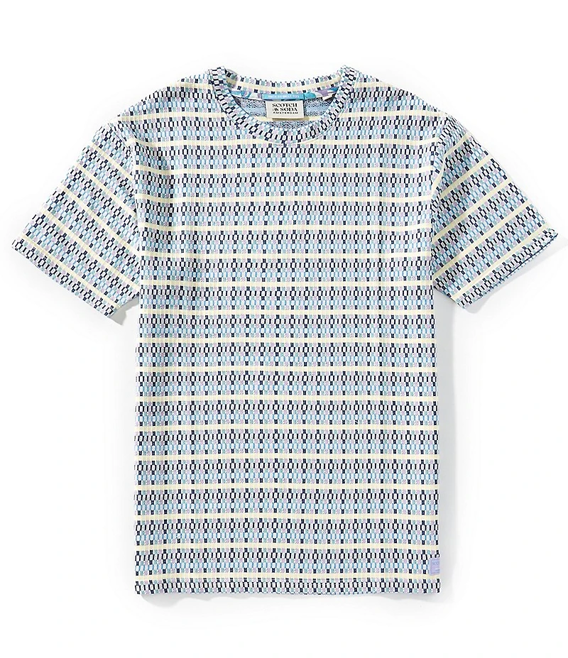 Scotch & Soda Jacquard Short Sleeve T-Shirt
