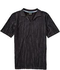 Scotch & Soda Jacquard Short Sleeve Woven Camp Shirt