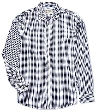 Scotch & Soda Micro Check Long Sleeve Woven Shirt