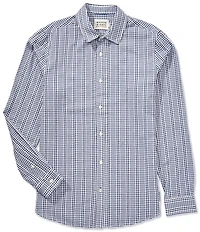 Scotch & Soda Micro Check Long Sleeve Woven Shirt
