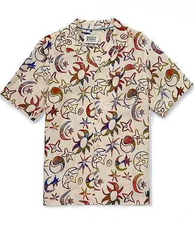 Scotch & Soda Multi Print Short Sleeve Woven Shirt