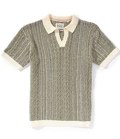 Scotch & Soda Short Sleeve Polo Sweater