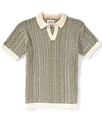 Scotch & Soda Short Sleeve Polo Sweater