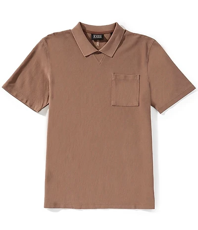Scotch & Soda Washed Short Sleeve Polo Shirt