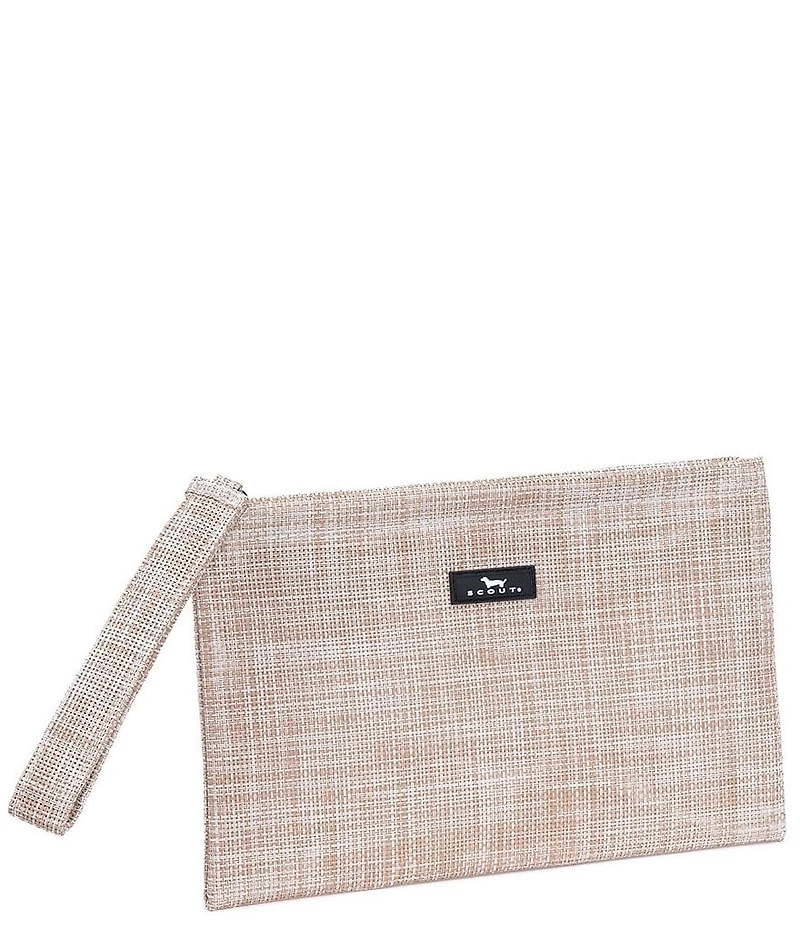 SCOUT Cabana Sand Woven Wristlet