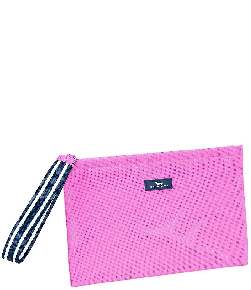 SCOUT Red Violet Woven Cabana Wristlet