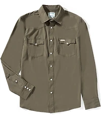 Sendero Provisions Co. Tailored Fit Performance Long Sleeve Western Shirt