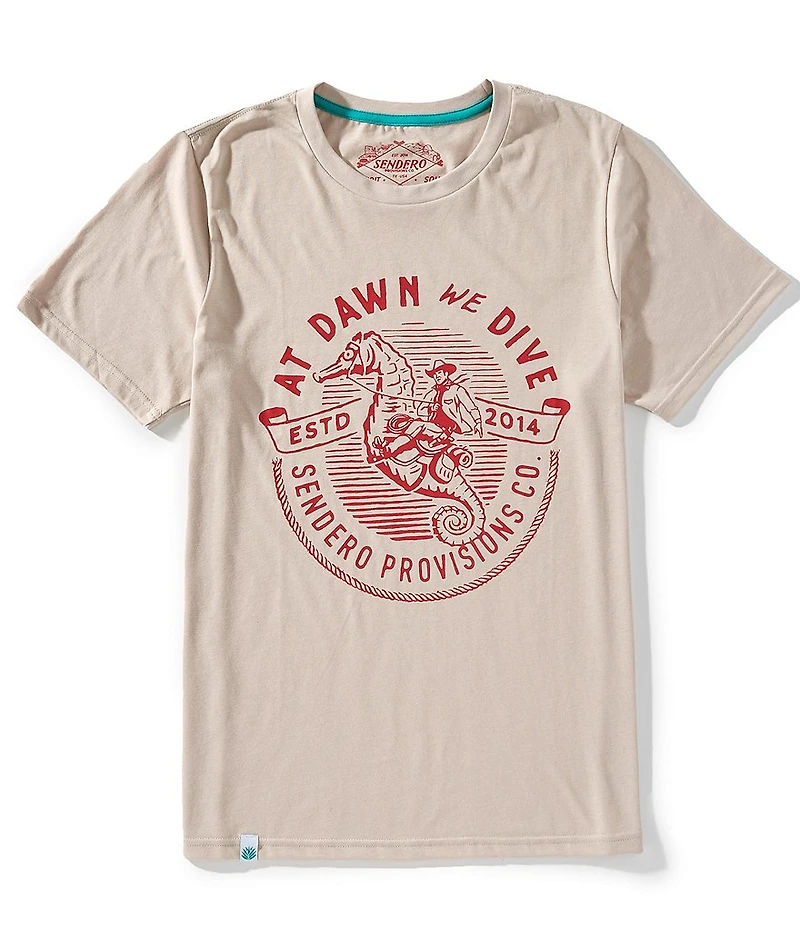 Sendero Provisions Co. We Dive Seahorse Graphic T-Shirt