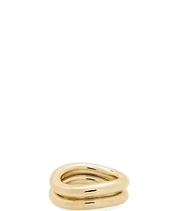 SHASHI Liquid Metal Band Ring Set