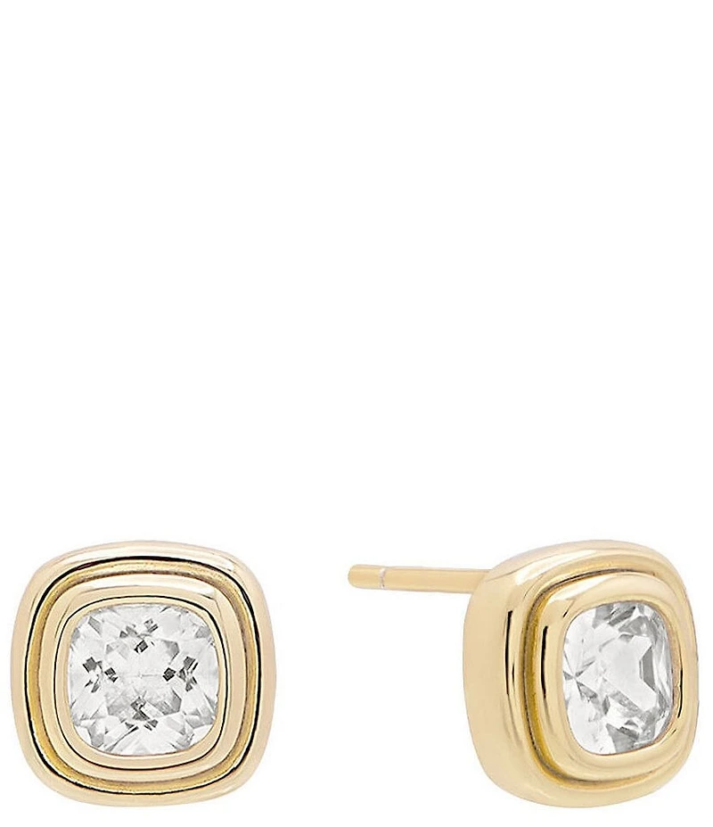 SHASHI Reagan Cushion Stud Earrings