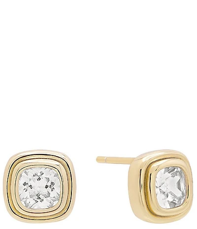 SHASHI Reagan Cushion Stud Earrings