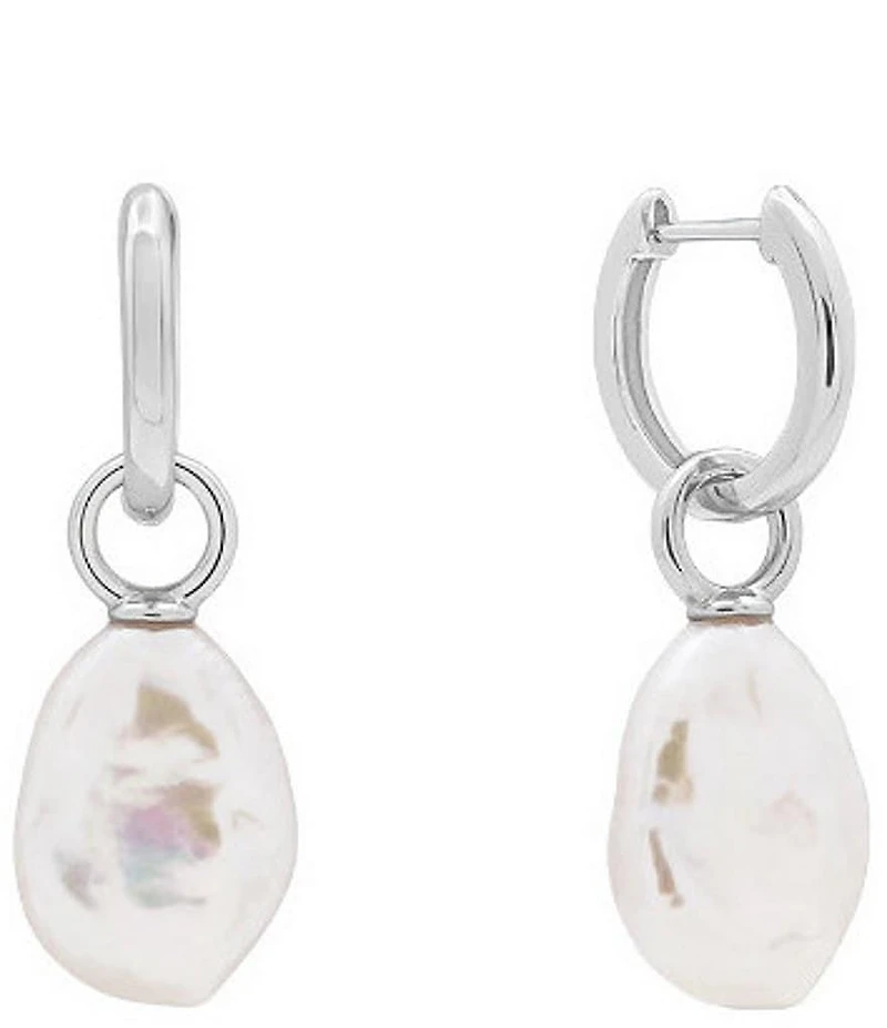 SHASHI Rory Hoop Drop Earrings