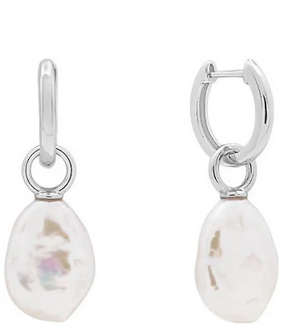 SHASHI Rory Hoop Drop Earrings