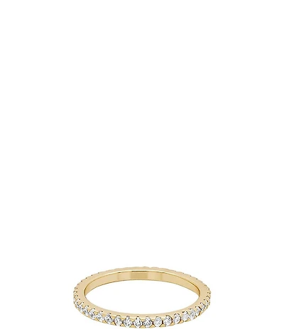SHASHI Staci Double Pave Band Ring