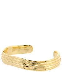 SHASHI Striated Cuff Bracelet