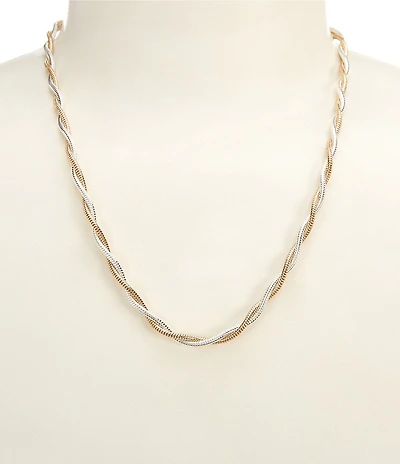 Simplicity Twisted Rope Chain Necklace