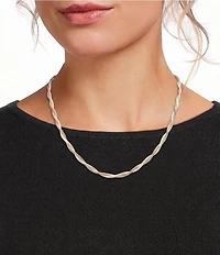 Simplicity Twisted Rope Chain Necklace