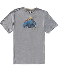 SmartWool Bear Strata Active Short Sleeve Graphic T-Shirt
