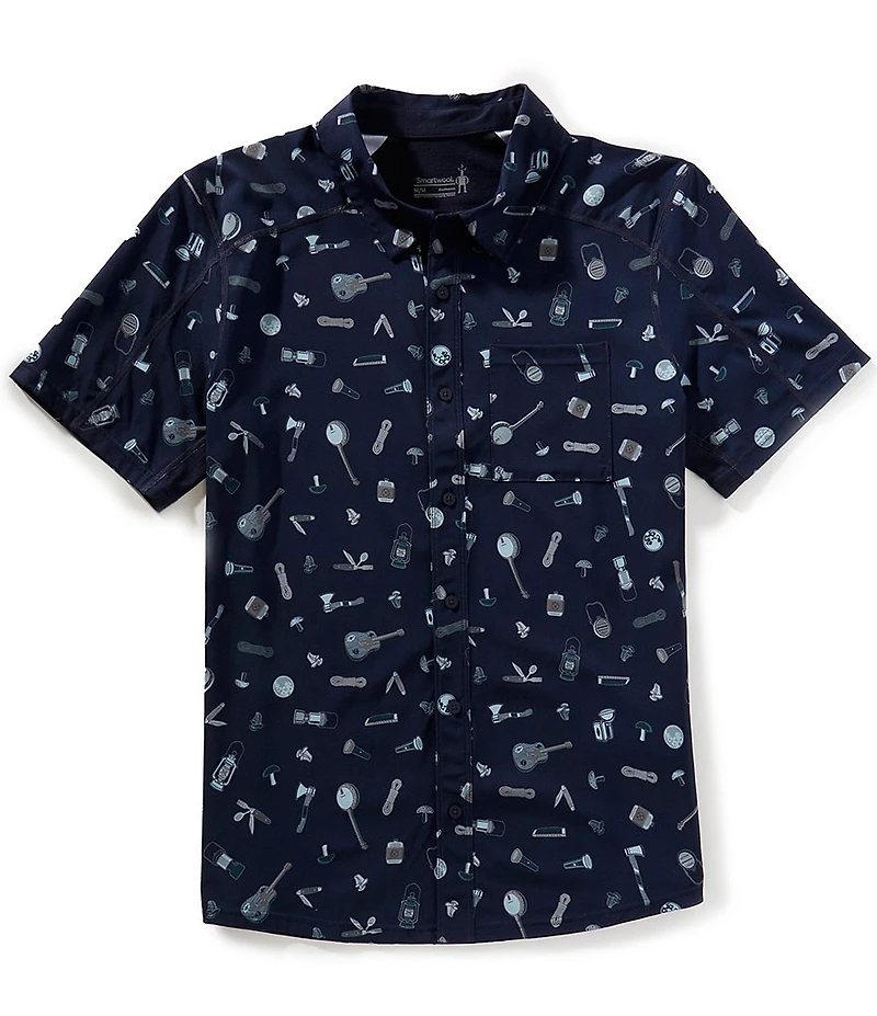 SmartWool Everyday Camping Short Sleeve Woven Shirt