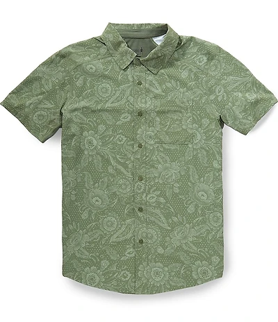 SmartWool Everyday Floral Print Short Sleeve Woven Shirt