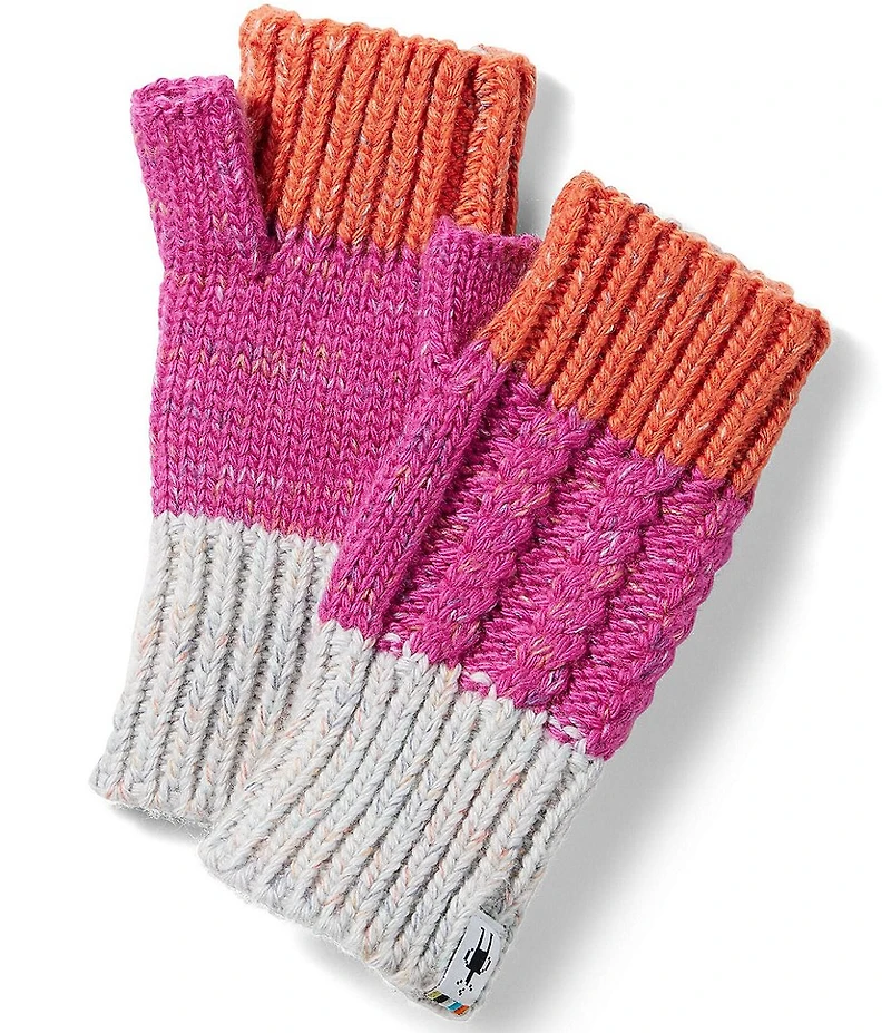 SmartWool Isto Merino Wool Fingerless Cable Knit Hand Warmers