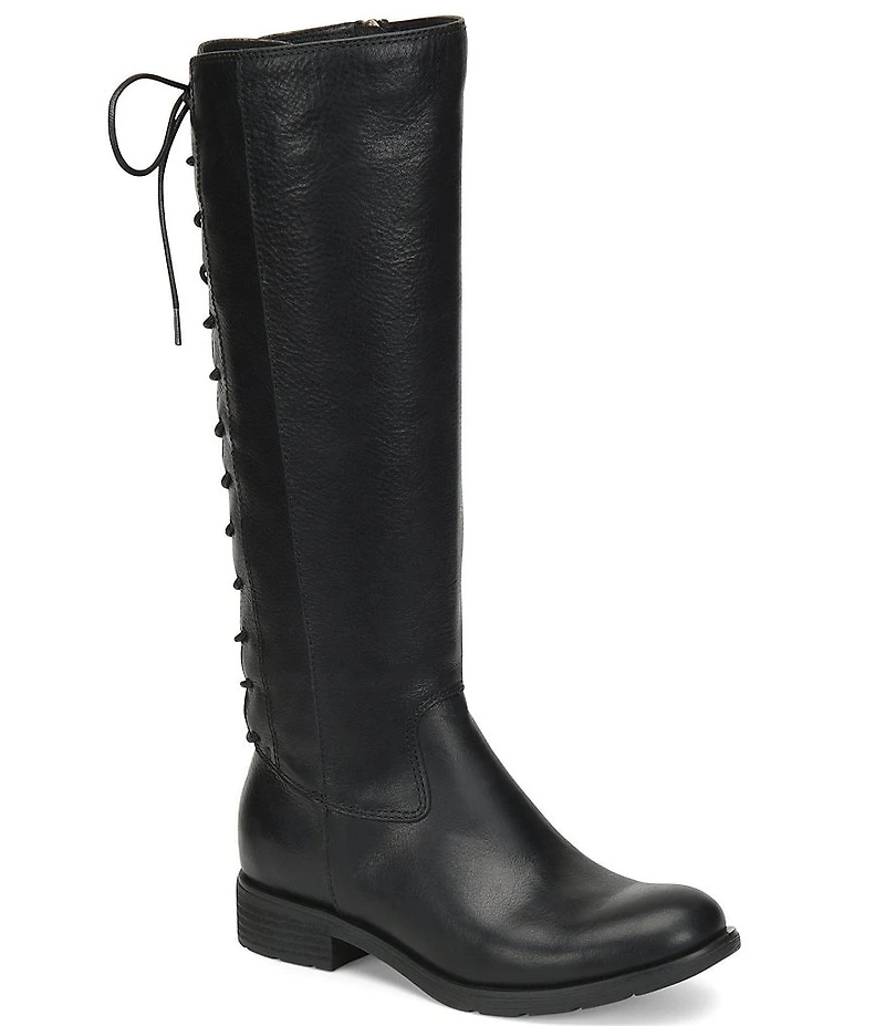 Sofft Sharnell II Leather Lace Up Waterproof Tall Boots