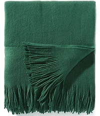 Southern Living Ashford Knit Fringed Acrylic Throw Blanket