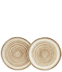 Southern Living Astra Collection Glazed Stoneware Salad Plates, Set of 2