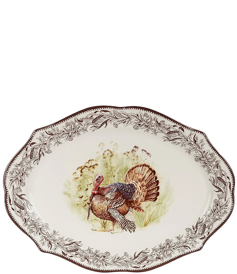 Southern Living Autumn Grove Turkey Platter