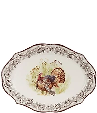 Southern Living Autumn Grove Turkey Platter