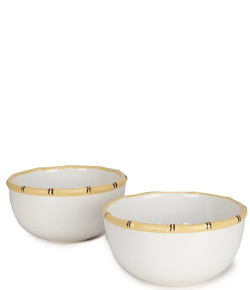 Southern Living Bamboo Bowls, Set of 2