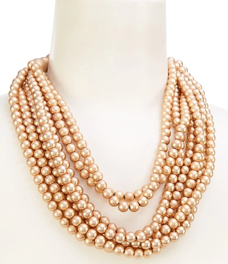 Southern Living Beaded Multi Strand Necklace