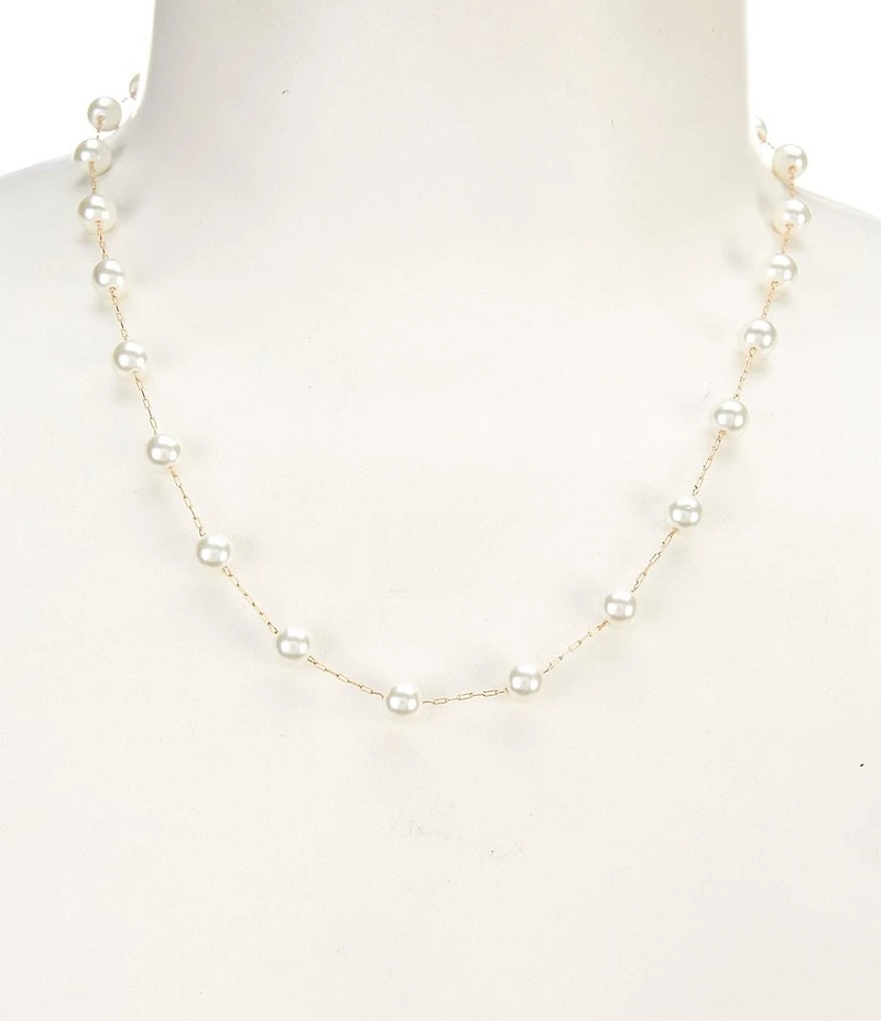 Southern Living x Borrowed & Blue Delicate Pearl Collar Necklace