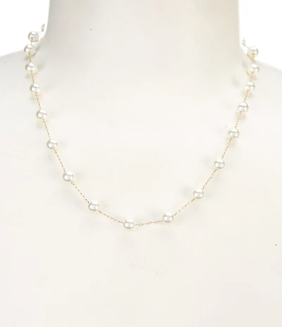 Southern Living x Borrowed & Blue Delicate Pearl Collar Necklace