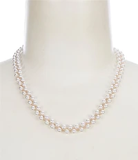 Southern Living x Borrowed & Blue Pearl Woven Collar Necklace