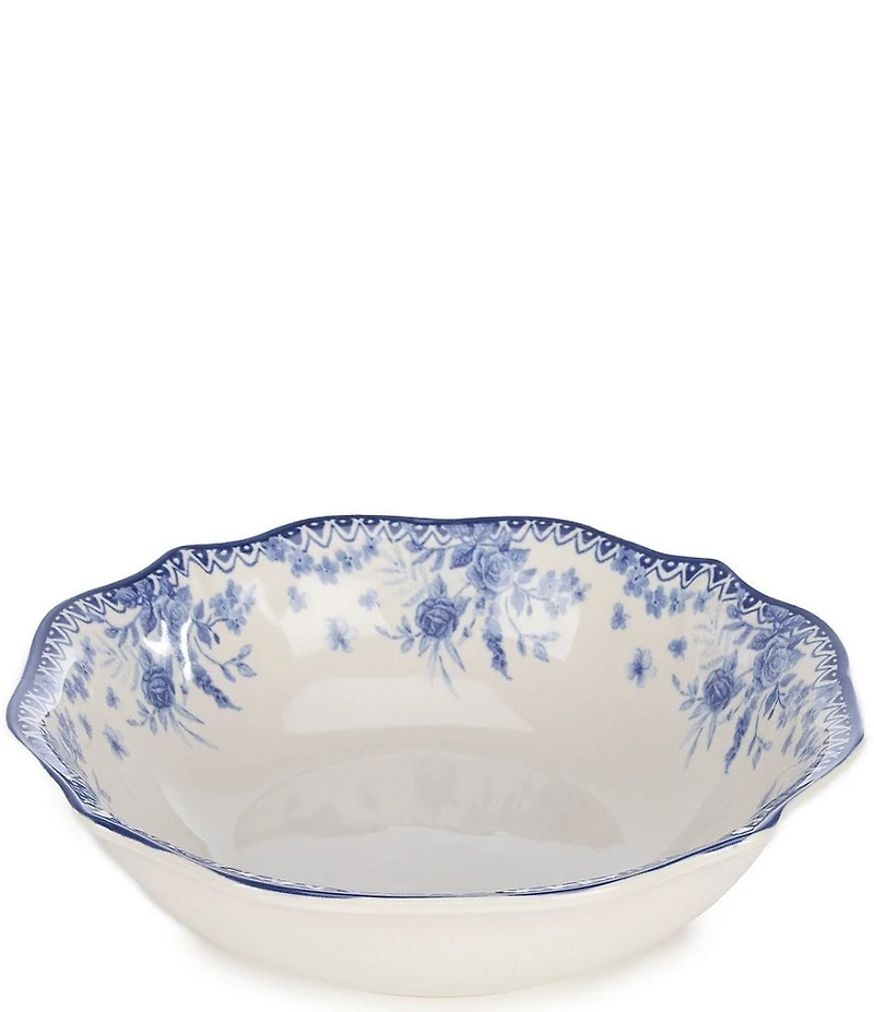 Southern Living Chinoiserie Salad Serve Bowl