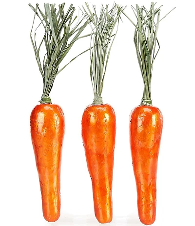 Southern Living Easter Collection Capiz Carrot Decor, Set of 3