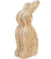Southern Living Easter Collection Paper Mache Braided Abaca Natural Bunny Figurine