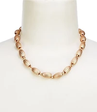 Southern Living Fluted Bead Collar Necklace