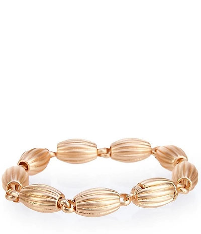 Southern Living Fluted Bead Line Bracelet
