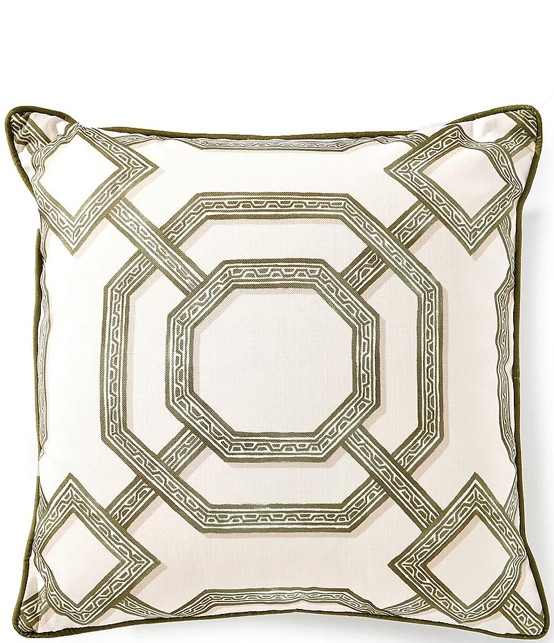 Southern Living Gazebo Trellis Square Pillow