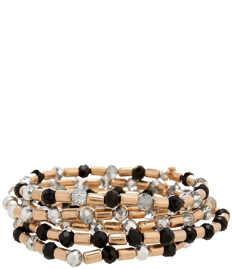 Southern Living Glitzy Beaded Stretch Bracelet Set